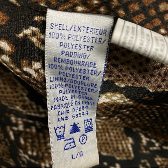 Tabi Green Utility Jacket Quilted Design and Stand-Up Collar - Picture 9 of 11